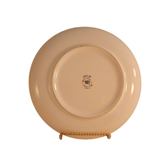 Libby Wilkie Designed Porta Hippity Hop Salad Plate Easter Ducks Fence Portugal - Picture 4 of 6